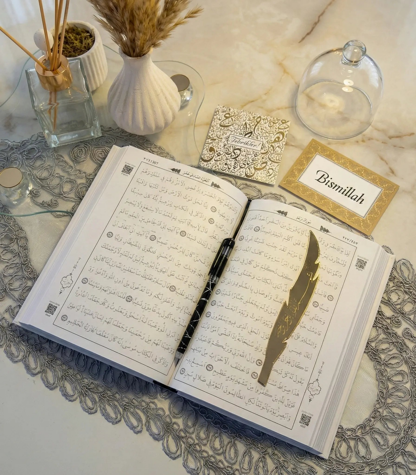 Gölgeli Kur’an-ı Kerim Seti • Yazarak Öğren, Kalbine Yaz